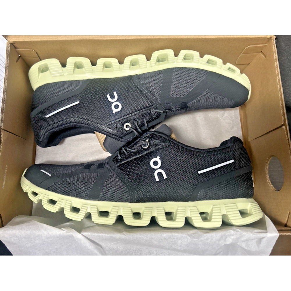 NEW On Men's Cloud 5 Sneakers Magnet Oasis Size 10 - Picture 2 of 6